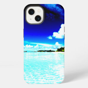 Oceaan droom blauwe eiland Caribische exotisch iPhone 13 Hoesje