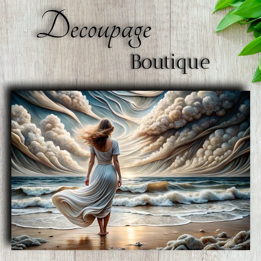 Oceaan Droom Decoupage Tissuepapier