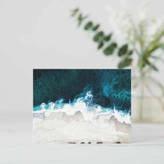 Oceaan en Beach Briefkaart (Staand voorkant)