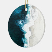Oceaan en Beach Keramisch Ornament (Links)
