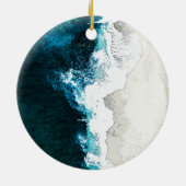 Oceaan en Beach Keramisch Ornament (Achterkant)