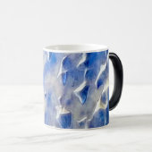 Oceaan en hemelsblauw reflecties magische mok (Voorkant rechts)
