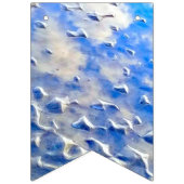 Oceaan en hemelsblauw reflecties vlaggetjes (Derde vlag)