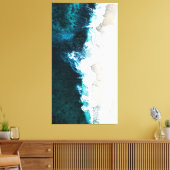 Oceaan en strand canvas afdruk (Insitu (Woonkamer))