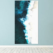 Oceaan en strand canvas afdruk (Insitu (Houten vloer))