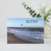 Oceaan- en strandthema kaart (Staand voorkant)