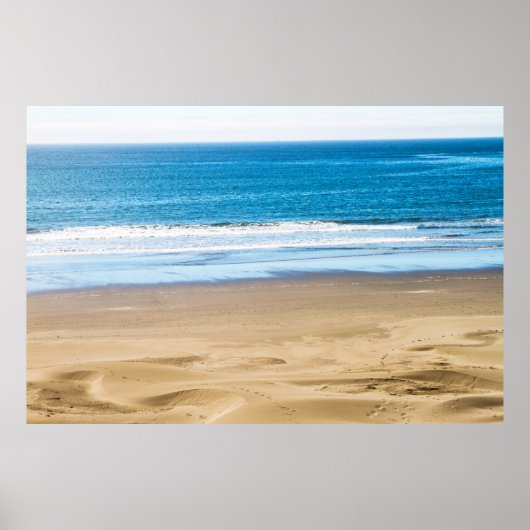 Oceaan en Zand Poster (Voorkant)