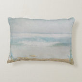 oceaan en zeester op strandbruiloft accent kussen (Achterkant)