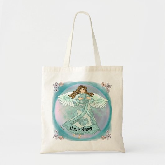 Oceaan Engel Tote Bag (Voorkant)