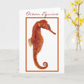 Oceaan Equine Kaart (Gele Bloem)