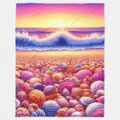 Oceaan Fleece Deken (Voorkant)