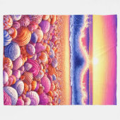 Oceaan Fleece Deken (Voorkant (Horizontaal))