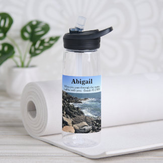 Oceaan Foto God Zal Met Je Zijn Bijbelvers Naam Waterfles