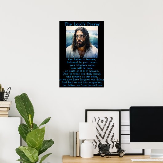 Oceaan Gebed Poster (Thuiskantoor)