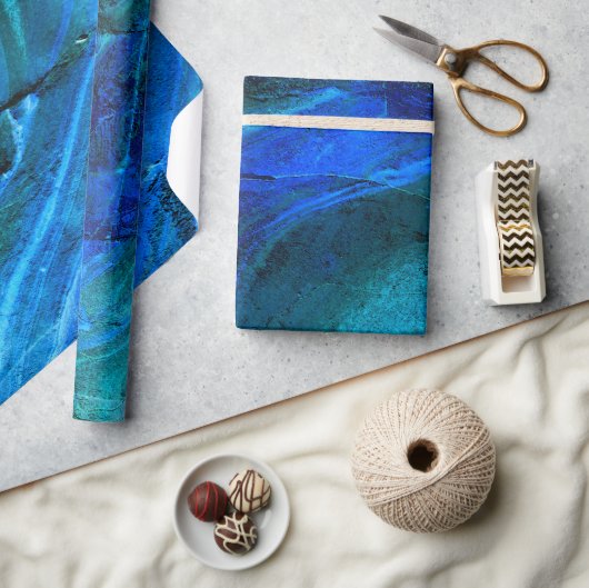Oceaan gebeeldhouwd steen cadeaupapier (Crafts)