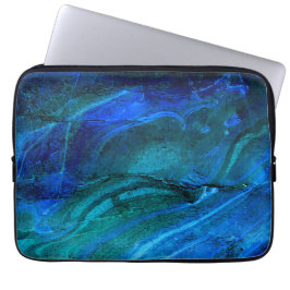 Oceaan gebeeldhouwd steen laptop sleeve
