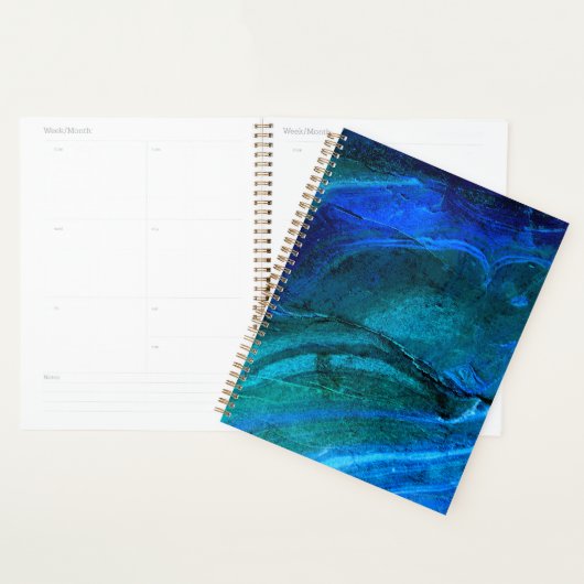 Oceaan gebeeldhouwd steen planner (Display)