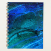 Oceaan gebeeldhouwd steen planner (Voorkant)