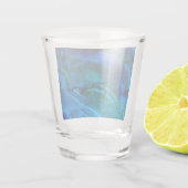 Oceaan gebeeldhouwd steen shot glas (Achterkant)