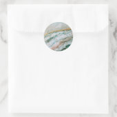 Oceaan Geïnspireerde Telefoon Grip Ronde Sticker (Tas)