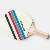  Oceaan Gestreept met Naam Tafeltennisbatje (Zijkant)