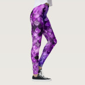 Oceaan Glamour Kleurrijke Vissen Schubben Patroon Leggings (Rechts)