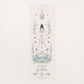 Oceaan Godin Boho Yoga Mat (Achterkant)