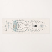 Oceaan Godin Boho Yoga Mat (Voorkant (horizontaal))