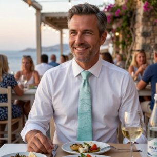 Oceaan golf bries stropdas