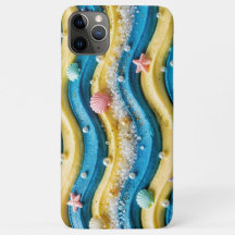Oceaan Golf Cake Hoestelcase - Kust Strand Zeester