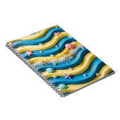Oceaan Golf Cake Kust Beach Notebook Notitieboek (Rechterzijde)