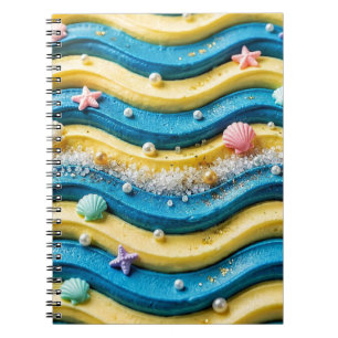 Oceaan Golf Cake Kust Beach Notebook Notitieboek