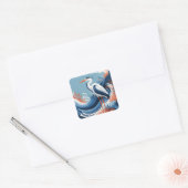 oceaan golf reiger sticker (Envelop)