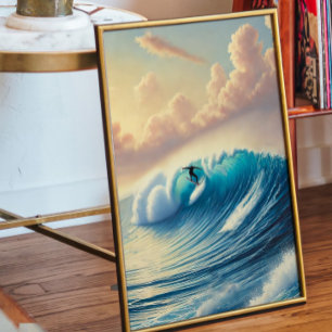Oceaan Golf Surf Poster Droomkust Muurkunst