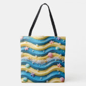 Oceaan Golfbroek - Kust Strand Zeester Tote Bag (Voorkant)
