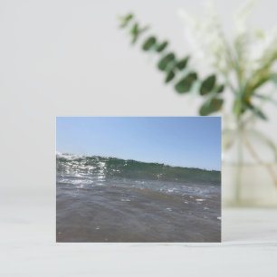 Oceaan Golfdruk Vredige Strand Natuur Kunst Briefkaart