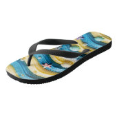 Oceaan Golfplaat Slippers - Kust Zeester Teenslippers (Schuin)
