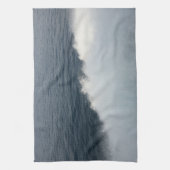 Oceaan golfsproei van veerboot naar Capri 1 Theedoek (Verticaal)