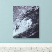 Oceaan golven afbeelding op canvas afdruk (Insitu (Houten vloer))