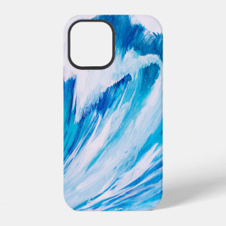 Oceaan golven: Blumarine waterverf schoonheid. iPhone 12 Hoesje