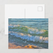 Oceaan golven briefkaart (Voorkant / Achterkant)