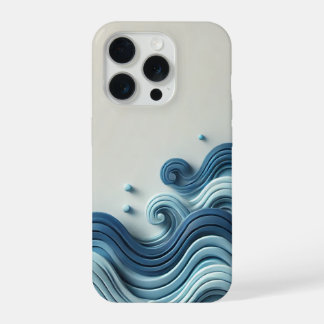 Oceaan golven case iPhone 15 pro case