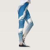 Oceaan Golven Dames Leggings (Rechts)