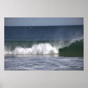 Oceaan golven foto poster