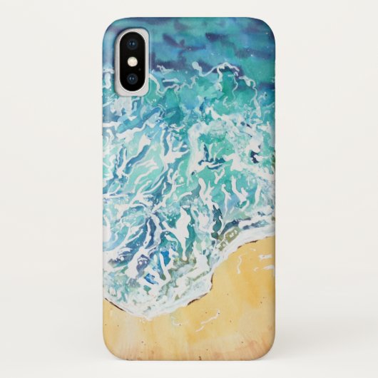 Oceaan golven op het strand Case-Mate iPhone case (Achterkant)