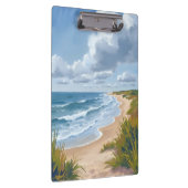 Oceaan golven | Strand kust geschilderd Klembord (Rechts)