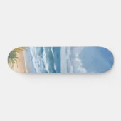 Oceaan golven | Strand kust geschilderd Persoonlijk Skateboard (Horizontaal)