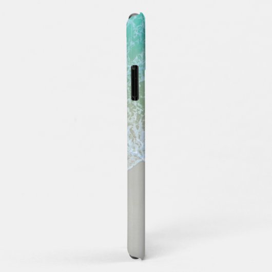 Oceaan golven, strand zand, Roze Script Naam Case-Mate iPhone Case (Achterkant/rechts)