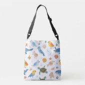 Oceaan golven tas cadeau (Achterkant)