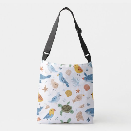 Oceaan golven tas cadeau (Voorkant)